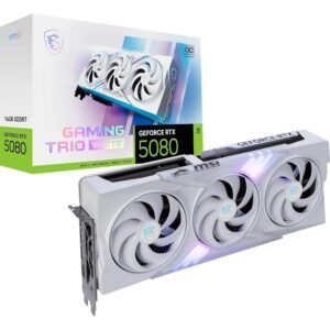 MSI GeForce RTX 5080 16G Gaming Trio OC White Graphic Card