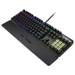 ASUS TUF K3 USB Highly Durable Mechanical Gaming Keyboard for PC (Black)